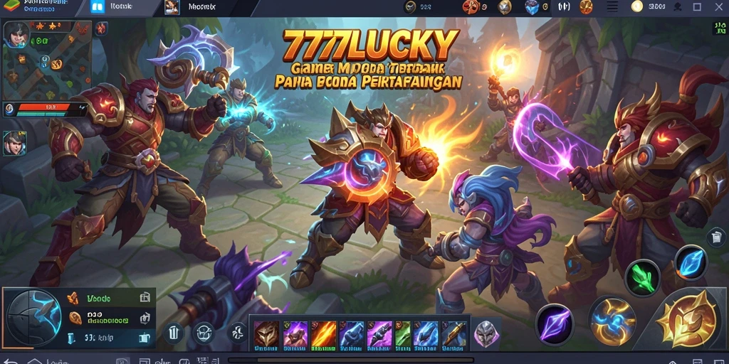 Gameplay seru di arena pertempuran 777LUCKY.