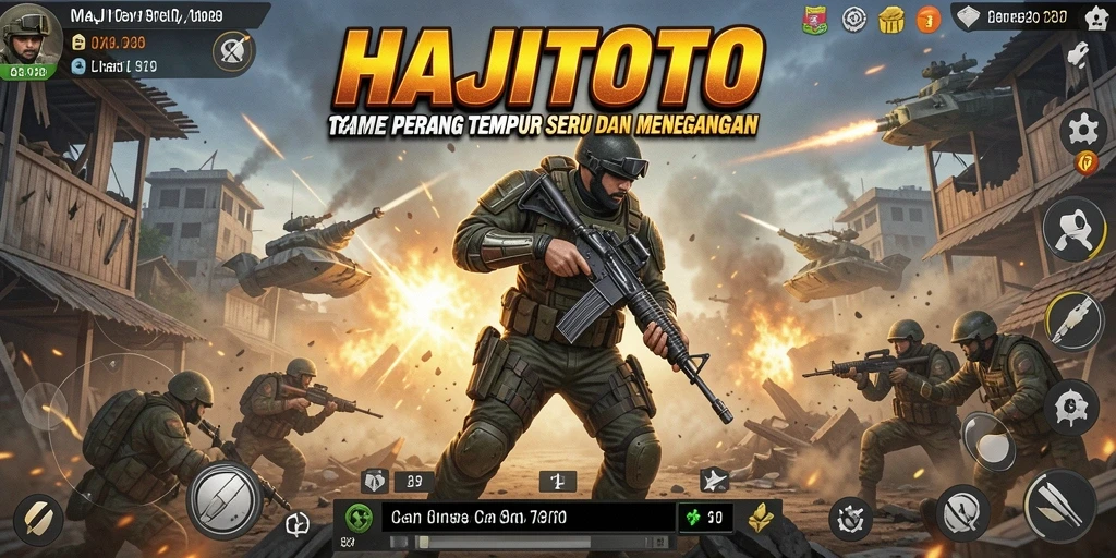 Tampilan gameplay HAJITOTO yang menakjubkan dan penuh aksi tempur.