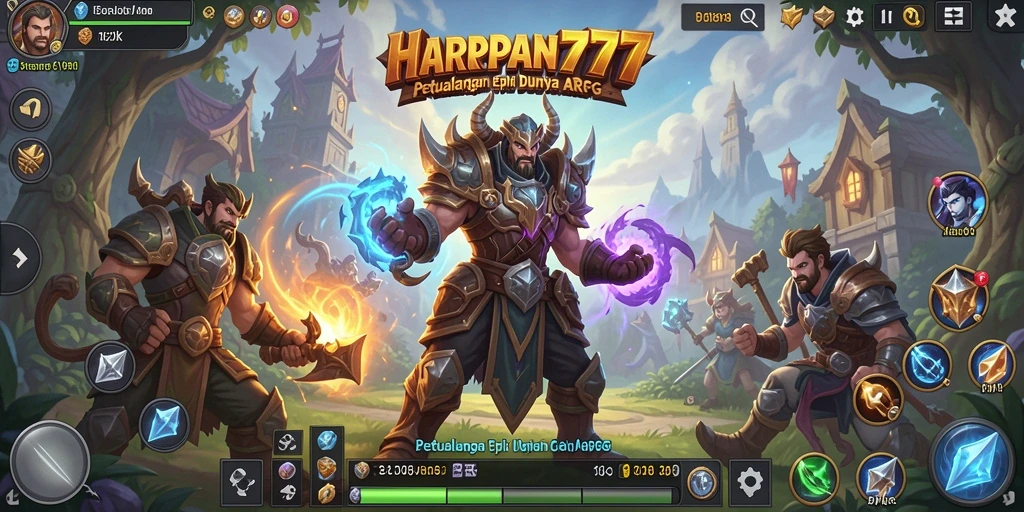 Screenshot menunjukkan aksi seru dalam permainan HARAPAN777.