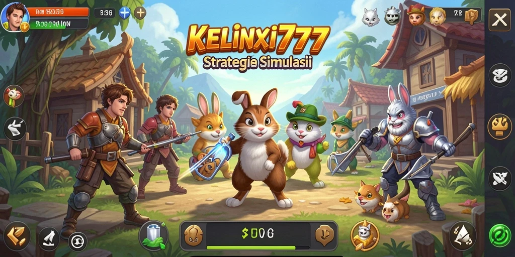 Tampilan gameplay KELINCI777 yang seru dan menantang.