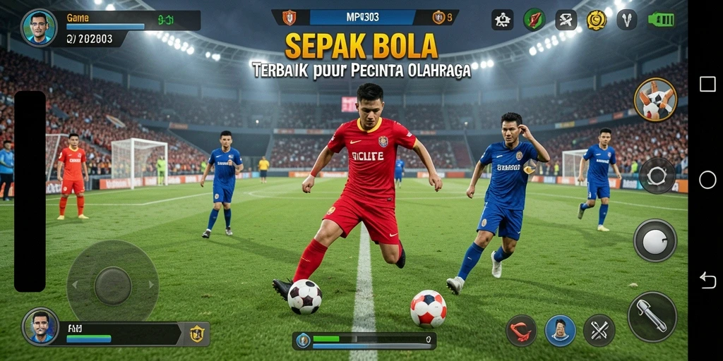 Tampilan seru gameplay sepak bola di MPO303.