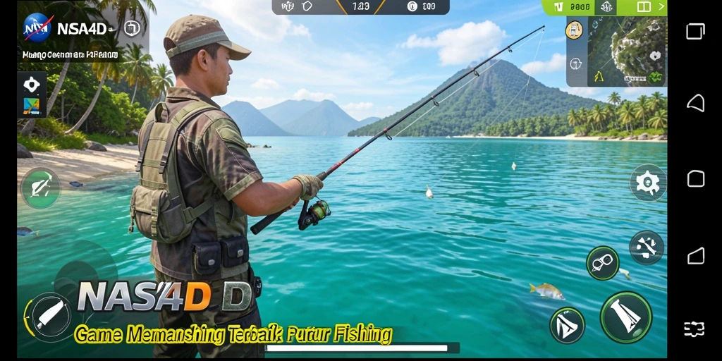 Screenshot gameplay NASA4D menampilkan pengalaman memancing yang seru.