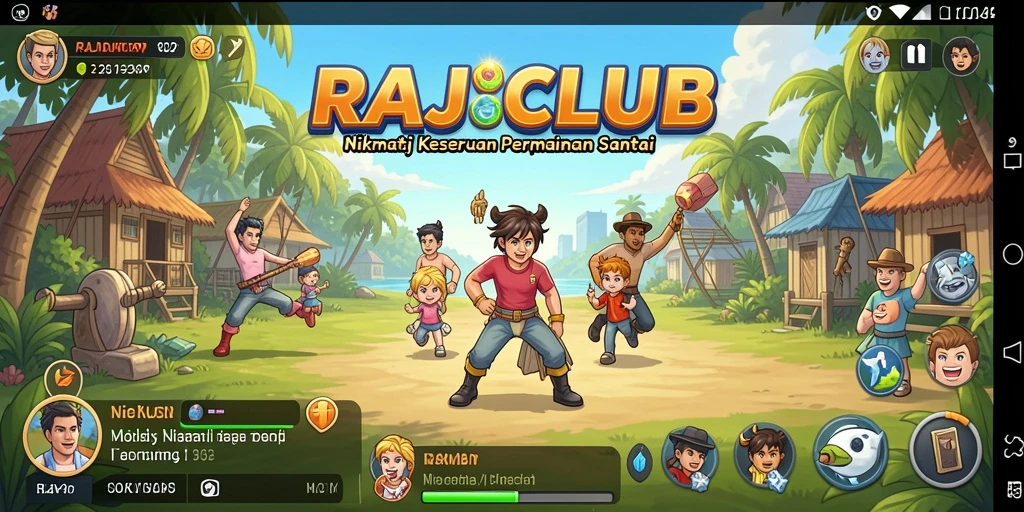 Tampilan gameplay RAJACLUB yang seru dan menarik.