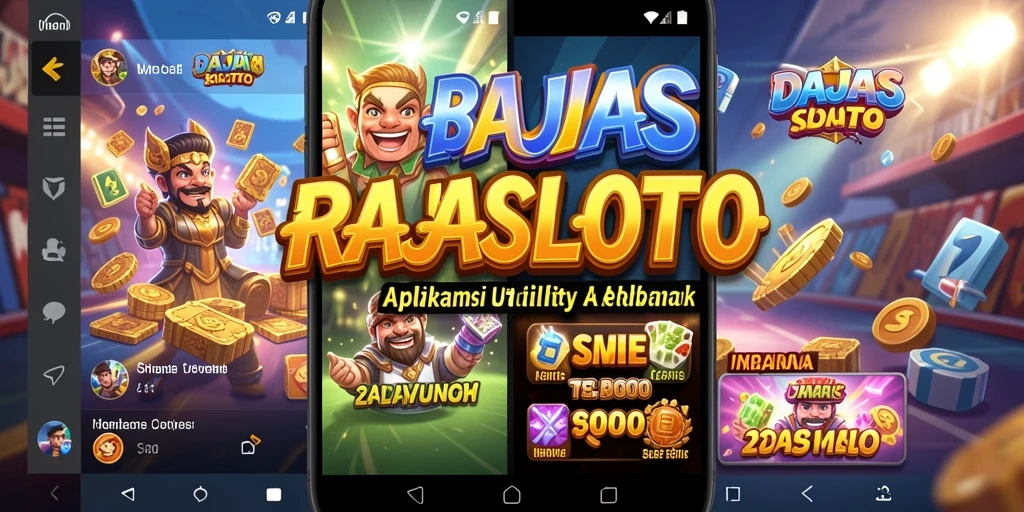 Tampilan utama RAJASLOTO menampilkan berbagai fitur Utility yang praktis.