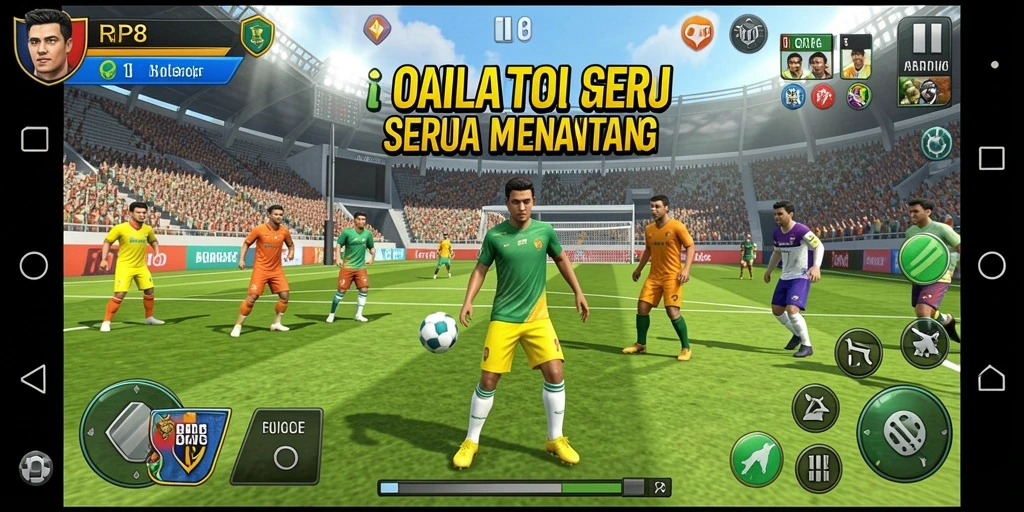 Gameplay RP8 yang mengasyikkan dan penuh tantangan.