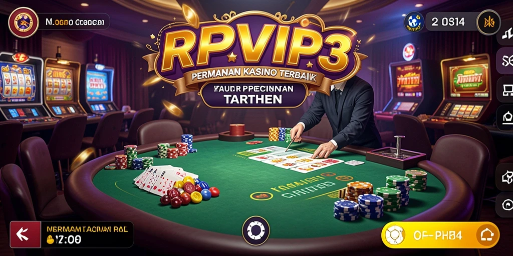 Gameplay menarik RPVIP3 yang menampilkan suasana Kasino.