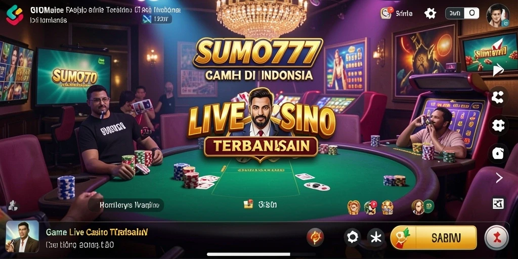 Tampilan menarik dalam gameplay Live Casino SUMO777.