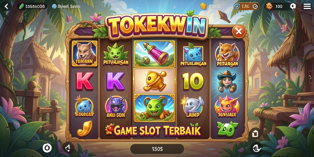 Tampilan gameplay TOKEKWIN yang menegangkan dan seru.