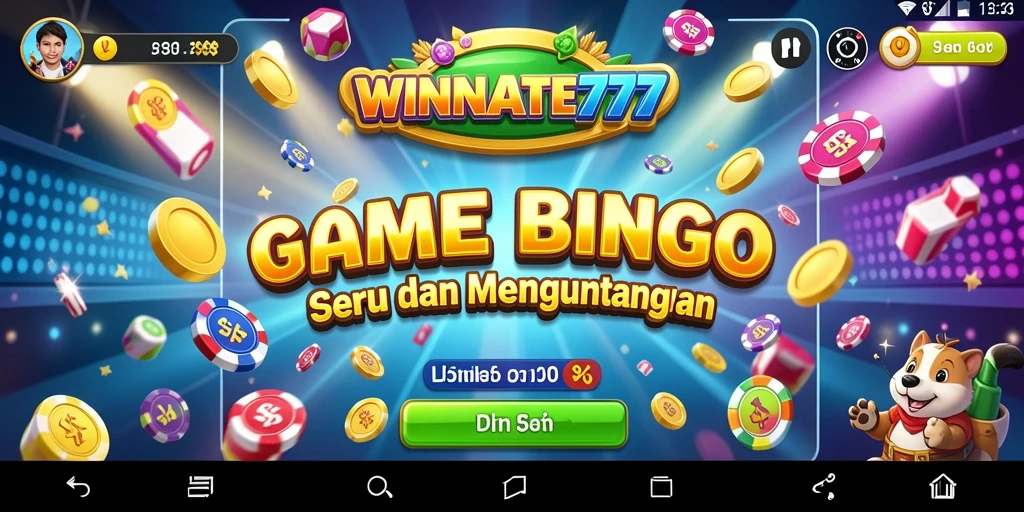 Tampilan gameplay menarik dan seru dari WINRATE777 Bingo.