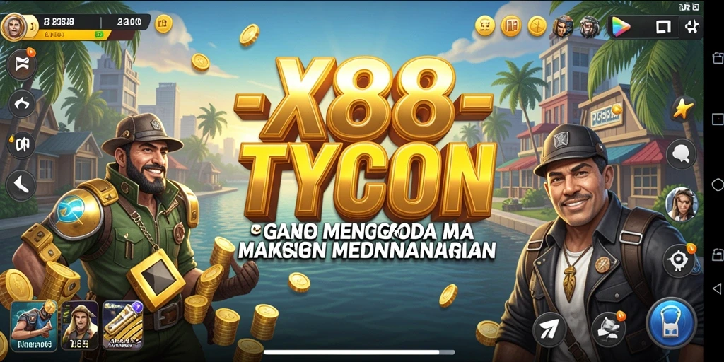 Tampilan gameplay X88 yang menarik dan menantang.